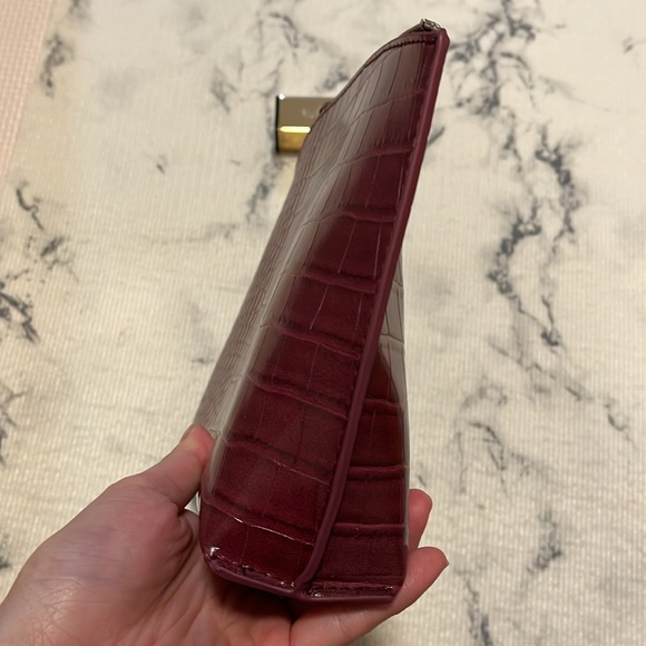 Saks Fifth Avenue Crocodile Faux Leather Bag - Picture 6 of 15